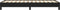 vidaXL - Bedframe - kunstleer - zwart - 90x200 - cm