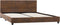 vidaXL - Bedframe - kunstsuède - bruin - 120x200 - cm