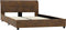 vidaXL - Bedframe - kunstsuède - bruin - 120x200 - cm