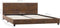 vidaXL - Bedframe - kunstsuède - bruin - 120x200 - cm