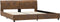 vidaXL - Bedframe - kunstsuède - bruin - 160x200 - cm