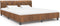 vidaXL - Bedframe - kunstsuède - bruin - 160x200 - cm