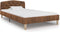 vidaXL - Bedframe - kunstsuède - bruin - 90x200 - cm