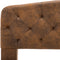 vidaXL - Bedframe - kunstsuède - bruin - 90x200 - cm