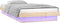 vidaXL - Bedframe - LED - massief - hout - 100x200 - cm