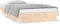 vidaXL - Bedframe - LED - massief - hout - 100x200 - cm