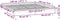 vidaXL - Bedframe - LED - massief - hout - 120x190 - cm