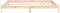 vidaXL - Bedframe - LED - massief - hout - 120x190 - cm