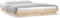 vidaXL - Bedframe - LED - massief - hout - 135x190 - cm