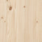vidaXL - Bedframe - LED - massief - hout - 140x190 - cm