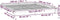 vidaXL - Bedframe - LED - massief - hout - 140x190 - cm