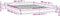 vidaXL - Bedframe - LED - massief - hout - 160x200 - cm