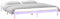 vidaXL - Bedframe - LED - massief - hout - 200x200 - cm