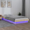 vidaXL - Bedframe - LED - massief - hout - 90x190 - cm