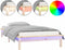 vidaXL - Bedframe - LED - massief - hout - 90x200 - cm
