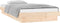 vidaXL - Bedframe - LED - massief - hout - 90x200 - cm