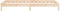 vidaXL - Bedframe - LED - massief - hout - 90x200 - cm