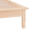 vidaXL - Bedframe - LED - massief - hout - 90x200 - cm