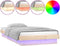 vidaXL - Bedframe - LED - massief - hout - 90x200 - cm