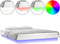 vidaXL - Bedframe - LED - massief - hout - wit - 120x190 - cm