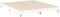 vidaXL - Bedframe - LED - massief - hout - wit - 120x200 - cm