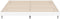 vidaXL - Bedframe - LED - massief - hout - wit - 120x200 - cm