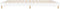 vidaXL - Bedframe - LED - massief - hout - wit - 120x200 - cm