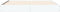 vidaXL - Bedframe - LED - massief - hout - wit - 120x200 - cm