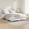 vidaXL - Bedframe - LED - massief - hout - wit - 140x190 - cm