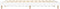 vidaXL - Bedframe - LED - massief - hout - wit - 140x190 - cm