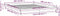 vidaXL - Bedframe - LED - massief - hout - wit - 160x200 - cm