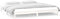 vidaXL - Bedframe - LED - massief - hout - wit - 160x200 - cm