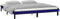 vidaXL - Bedframe - LED - massief - hout - zwart - 120x190 - cm