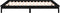 vidaXL - Bedframe - LED - massief - hout - zwart - 120x190 - cm