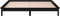 vidaXL - Bedframe - LED - massief - hout - zwart - 120x190 - cm