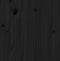 vidaXL - Bedframe - LED - massief - hout - zwart - 120x200 - cm