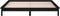 vidaXL - Bedframe - LED - massief - hout - zwart - 120x200 - cm