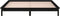 vidaXL - Bedframe - LED - massief - hout - zwart - 140x190 - cm