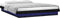 vidaXL - Bedframe - LED - massief - hout - zwart - 150x200 - cm