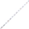 vidaXL - Bedframe - LED - massief - hout - zwart - 150x200 - cm