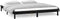 vidaXL - Bedframe - LED - massief - hout - zwart - 200x200 - cm