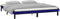 vidaXL - Bedframe - LED - massief - hout - zwart - 200x200 - cm