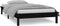 vidaXL - Bedframe - LED - massief - hout - zwart - 90x200 - cm