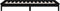 vidaXL - Bedframe - LED - massief - hout - zwart - 90x200 - cm