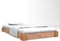 vidaXL - Bedframe - massief - eikenhout - 120x200 - cm