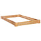 vidaXL - Bedframe - massief - eikenhout - 120x200 - cm