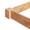 vidaXL - Bedframe - massief - eikenhout - 120x200 - cm