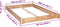 vidaXL - Bedframe - massief - eikenhout - 140x200 - cm