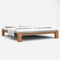 vidaXL - Bedframe - massief - eikenhout - 160x200 - cm