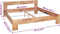 vidaXL - Bedframe - massief - eikenhout - 160x200 - cm